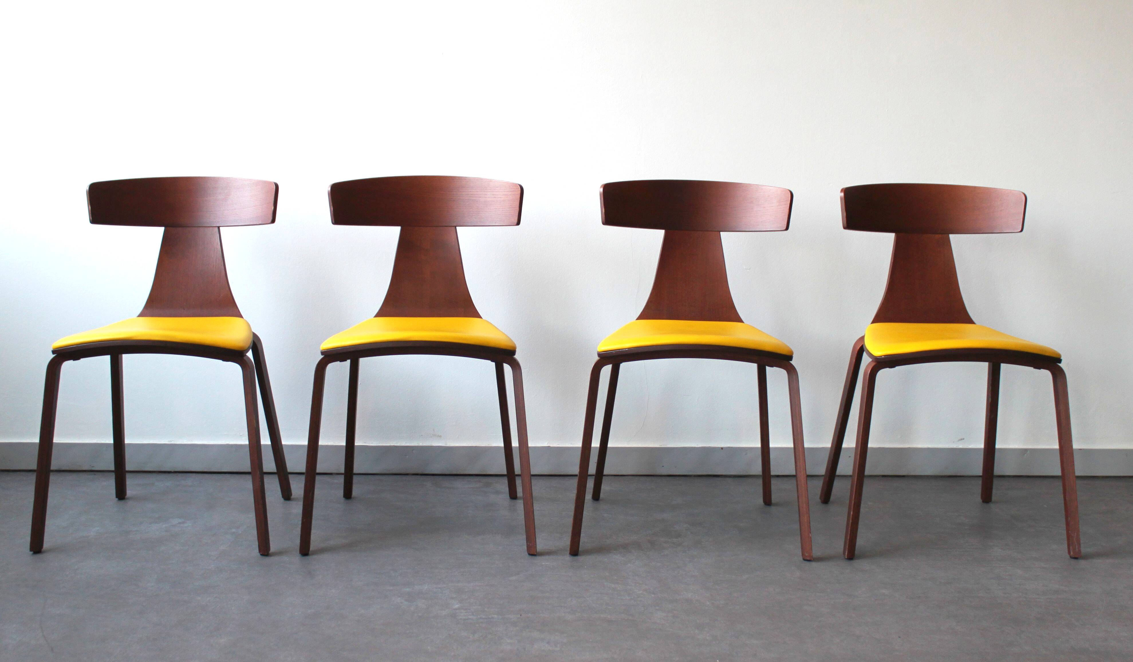 Set of 4 Remo chairs by Konstantin Grcic for Plank, Italy, 2017.