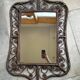 Rattan peacock mirror, 1970s