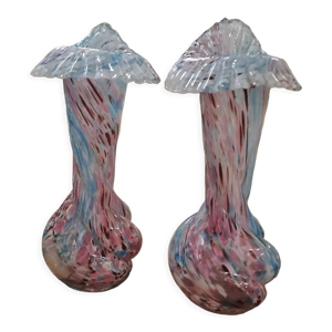 Paire de vases clichy