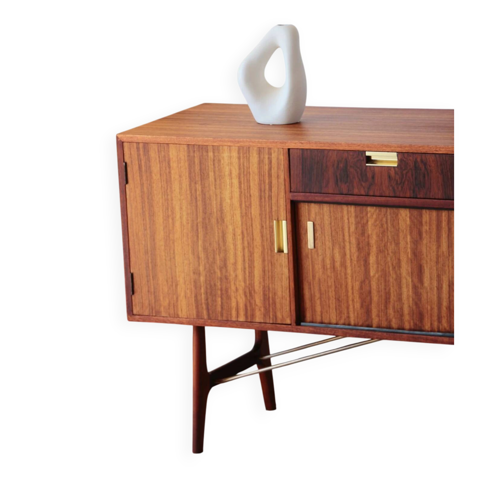 Buffet Herbert E Gibbs | Enfilade vintage mid-century