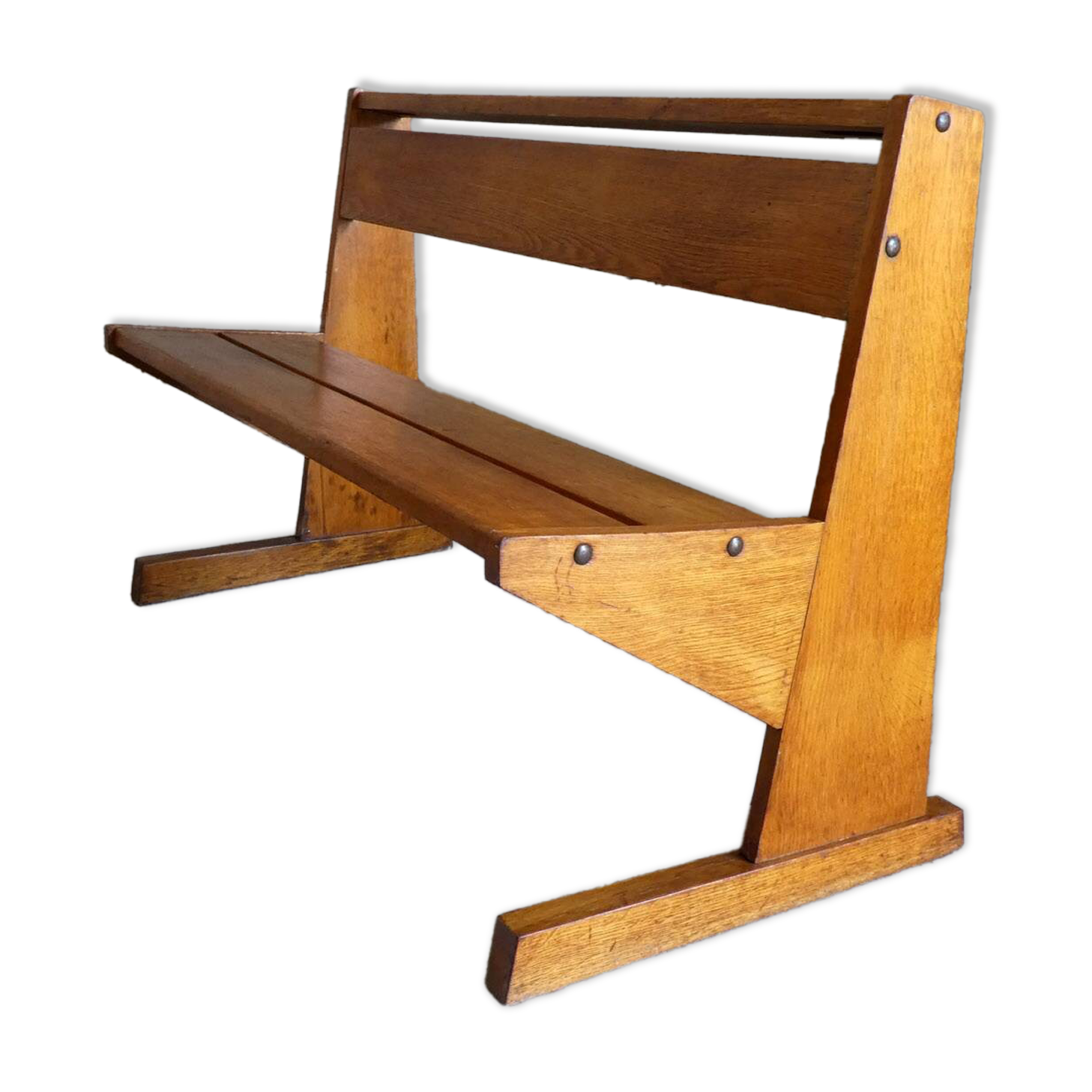 oak community bench, 1950