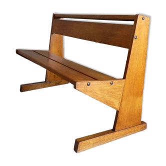 oak community bench, 1950