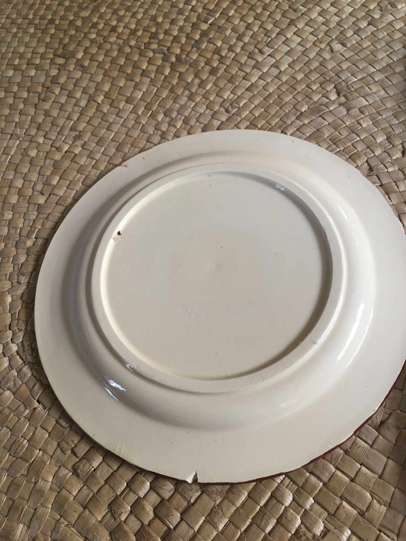 Series of 8 dessert plates