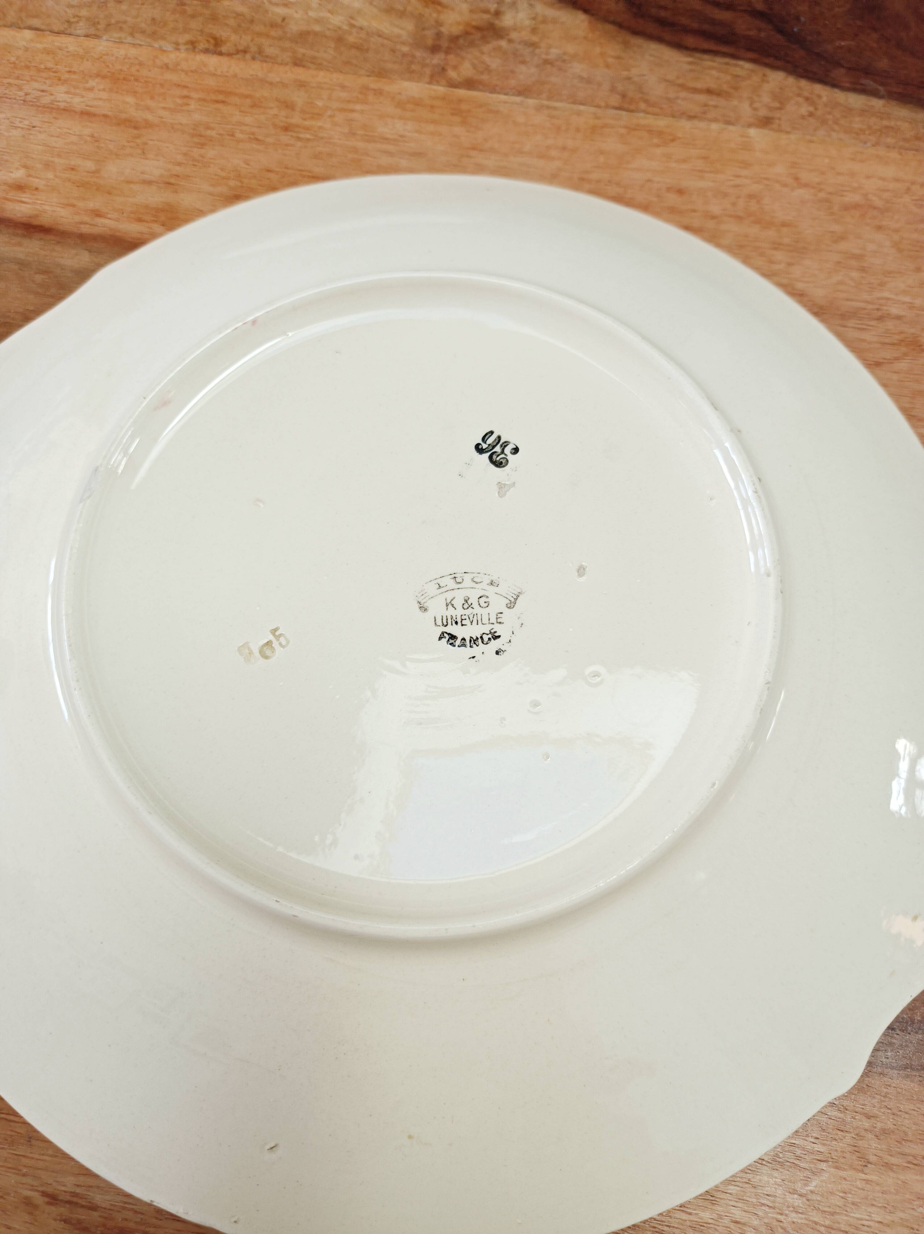 Lunéville KG pie dish, Luce