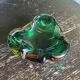 Murano-style colored glass ashtray, circa 1960s. Dimensions: H-6cm- W-14cm-