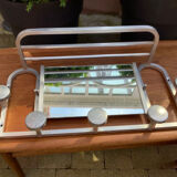 Coat rack aluminum 1970s