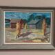 Original Swedish Oil On Panel – “Landscape With Barns”