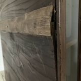 Antique wooden wall display cabinet