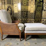 Louis Roche Bobois style broken Duchess armchair