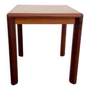 Table d'appoint carrée teck Danoise