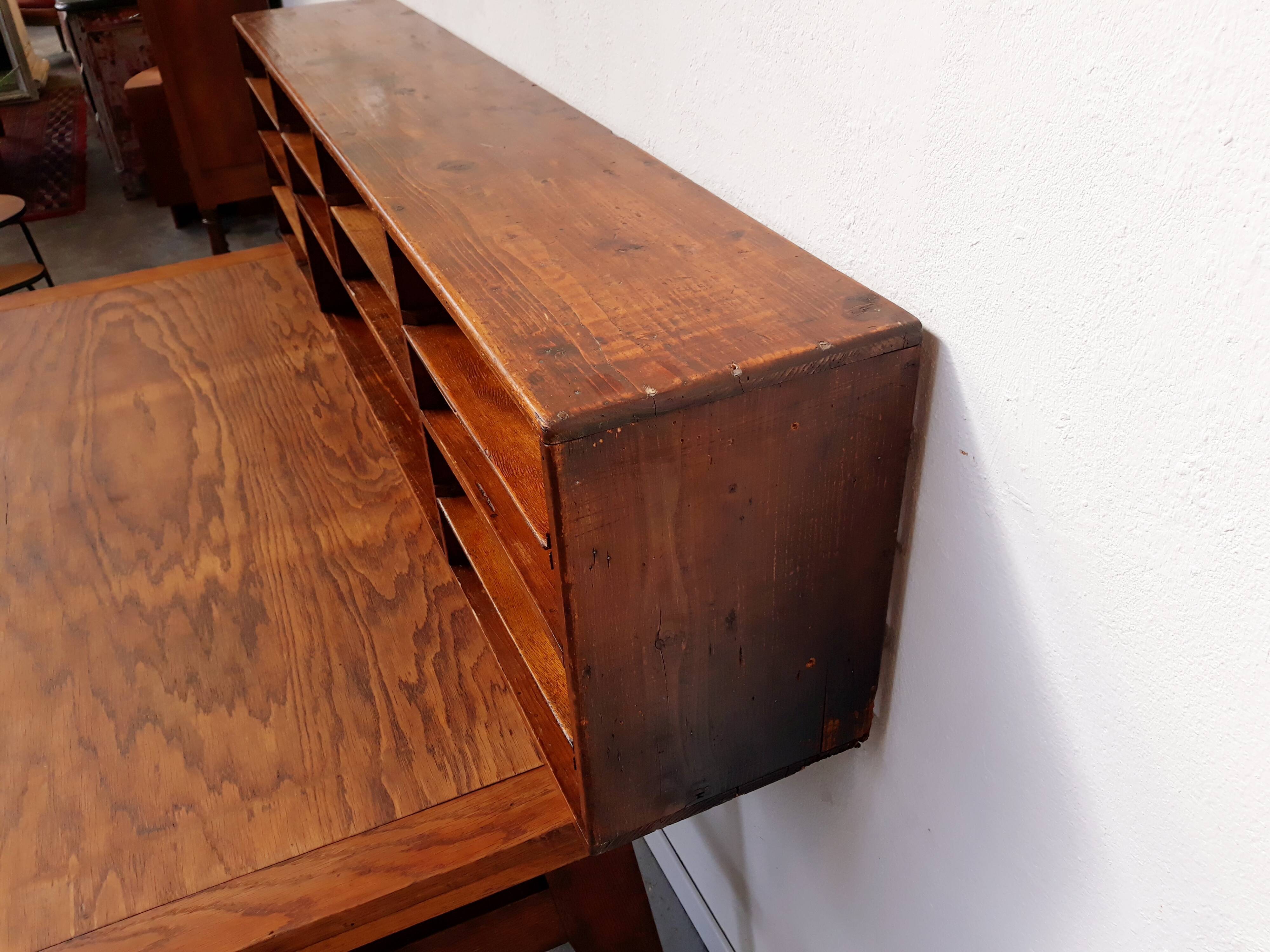 Furniture of craft shelf or sorter wooden document