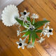 Lustre italien marguerites années 70