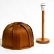 1970s Swedish pine bent veneer table lamp by GB Solbackens Svarveri