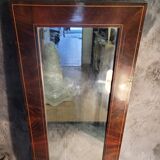 Mahogany plating mirror 19th-century