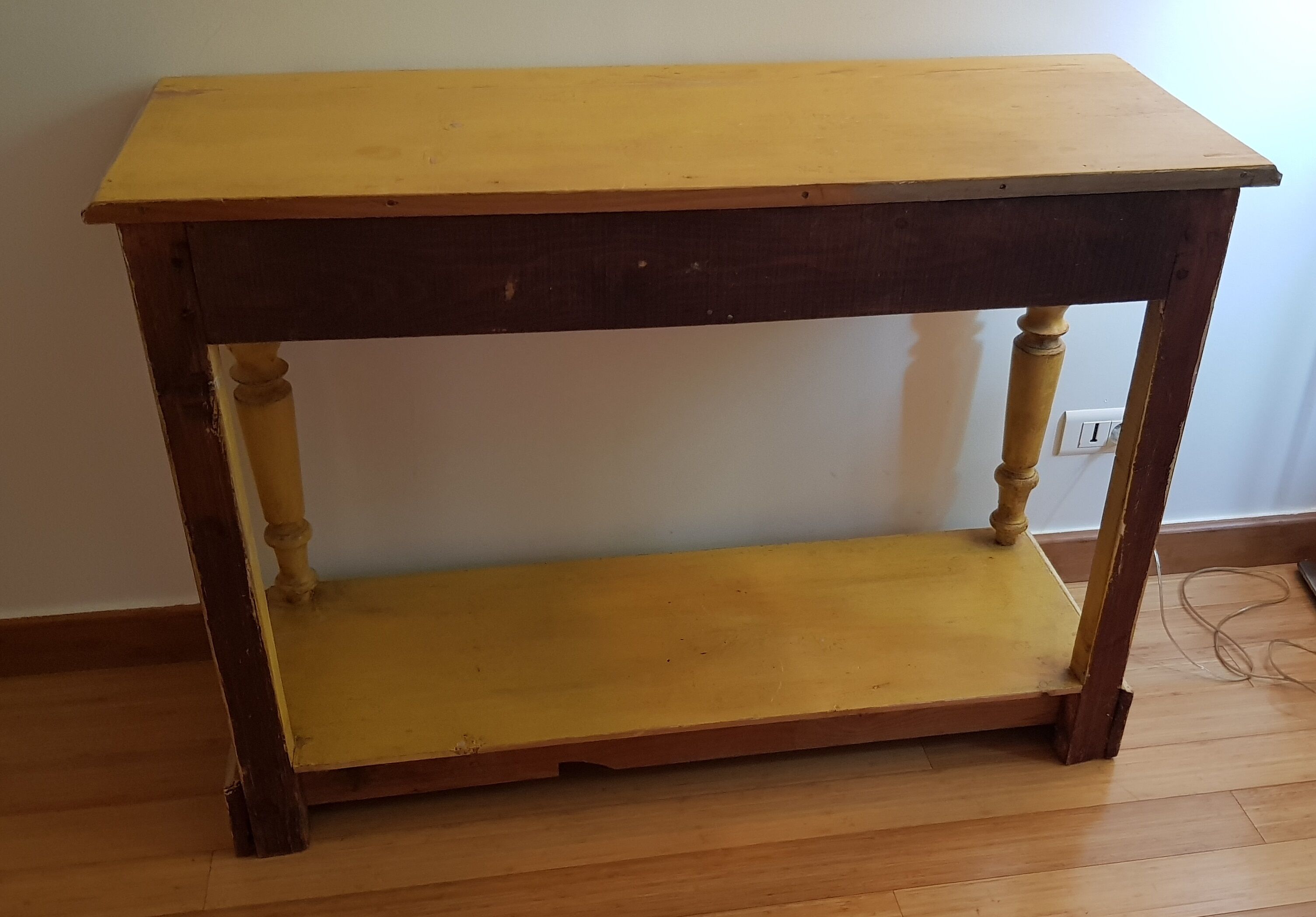 Provencal console with 1 drawer