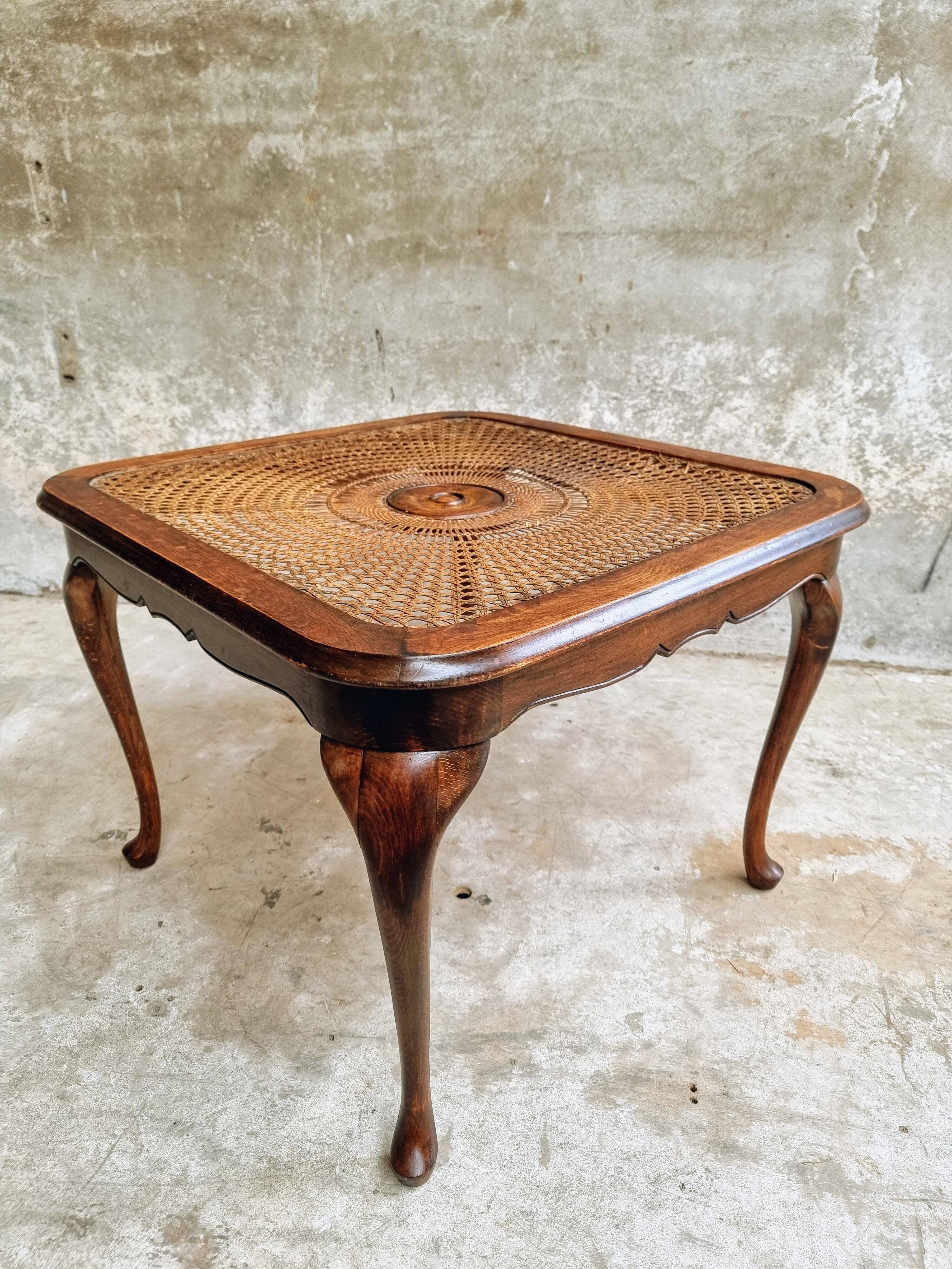 Antique coffee table 'Bergere coffee table' Louis XV