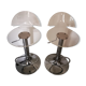 2 plexiglass bar stools