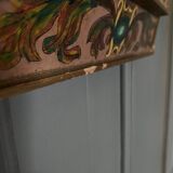 Small beaded mirror decorated with arabesques mid-20th century