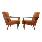 Pair Of Mid Century Modern Armchairs By Tatra Czechoslovakia, 1960s