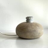 Lampe galet pierre naturelle vintage