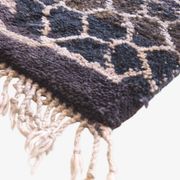 Tapis Noir Beni MRirt - 250 x 184 cm