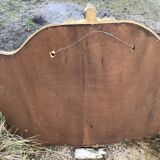 Large golden mirror baroque style 76x60cm