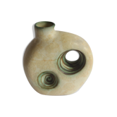 Space Age Ceramic Vase with Openings by Nikos Dazelidis, Athens, 1960s