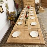 Farmhouse table with 2 extensions
