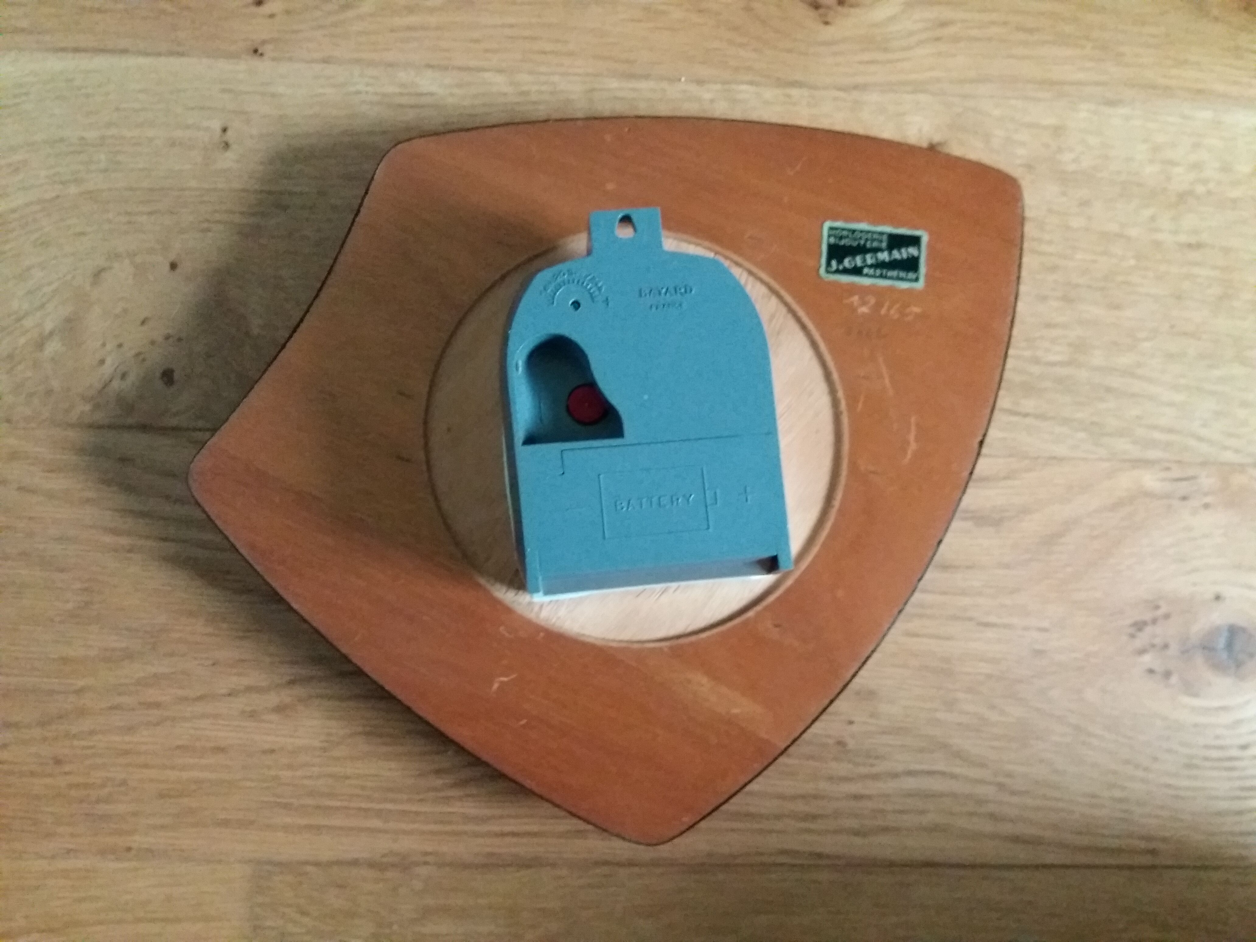 Formica Bayard wall clock