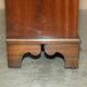 Vintage Low Bevan Funnell Library in Flamed Mahogany with Two Drawers