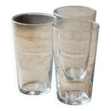 3 Vintage Beer / Pint Glasses - 1950s