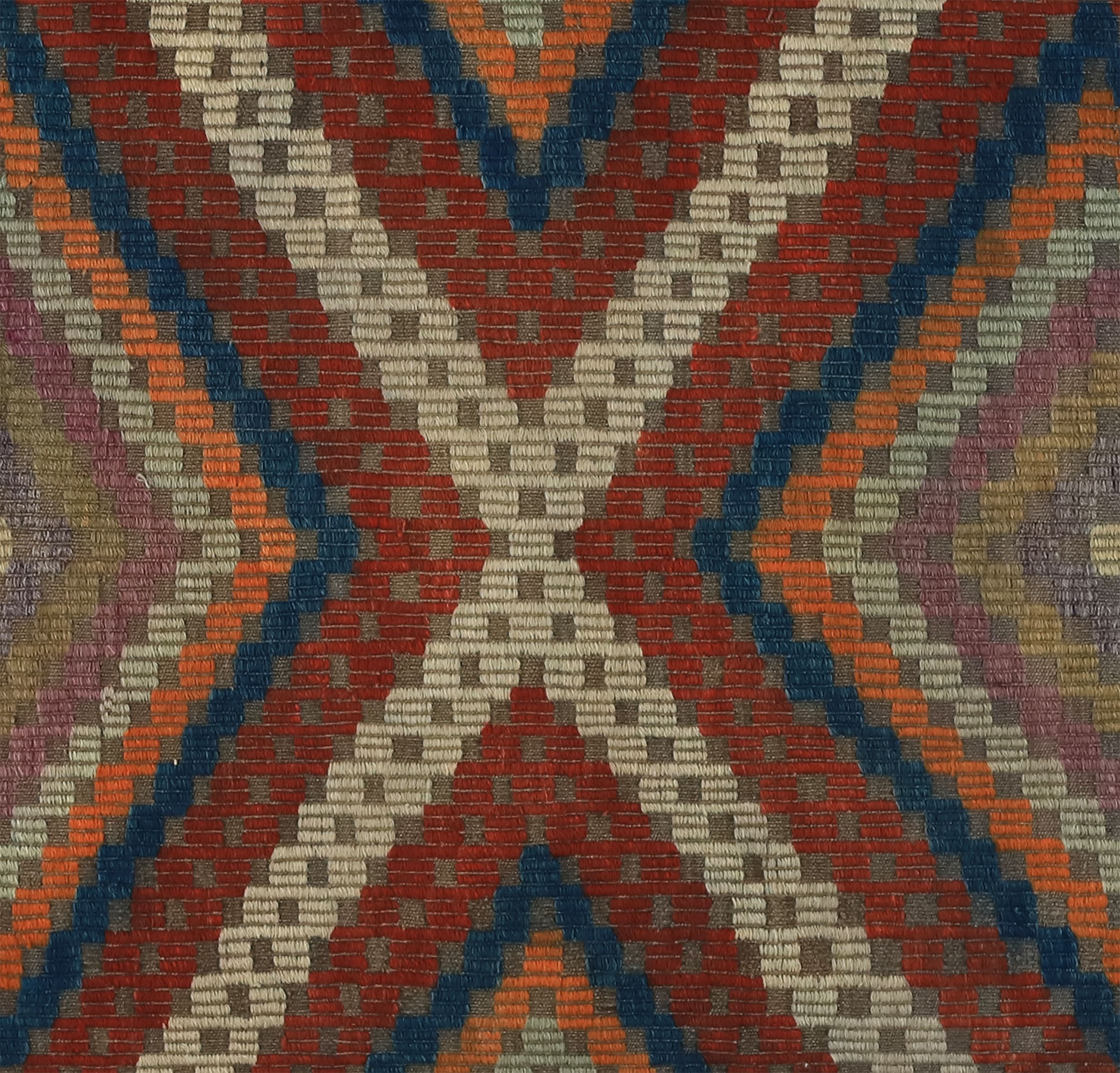 Anatolian handmade kilim rug 260 cm x 183 cm