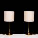 Sölken Leuchten Brass table lamps 1970s Germany