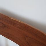 4 Scandinavian chairs skaï black