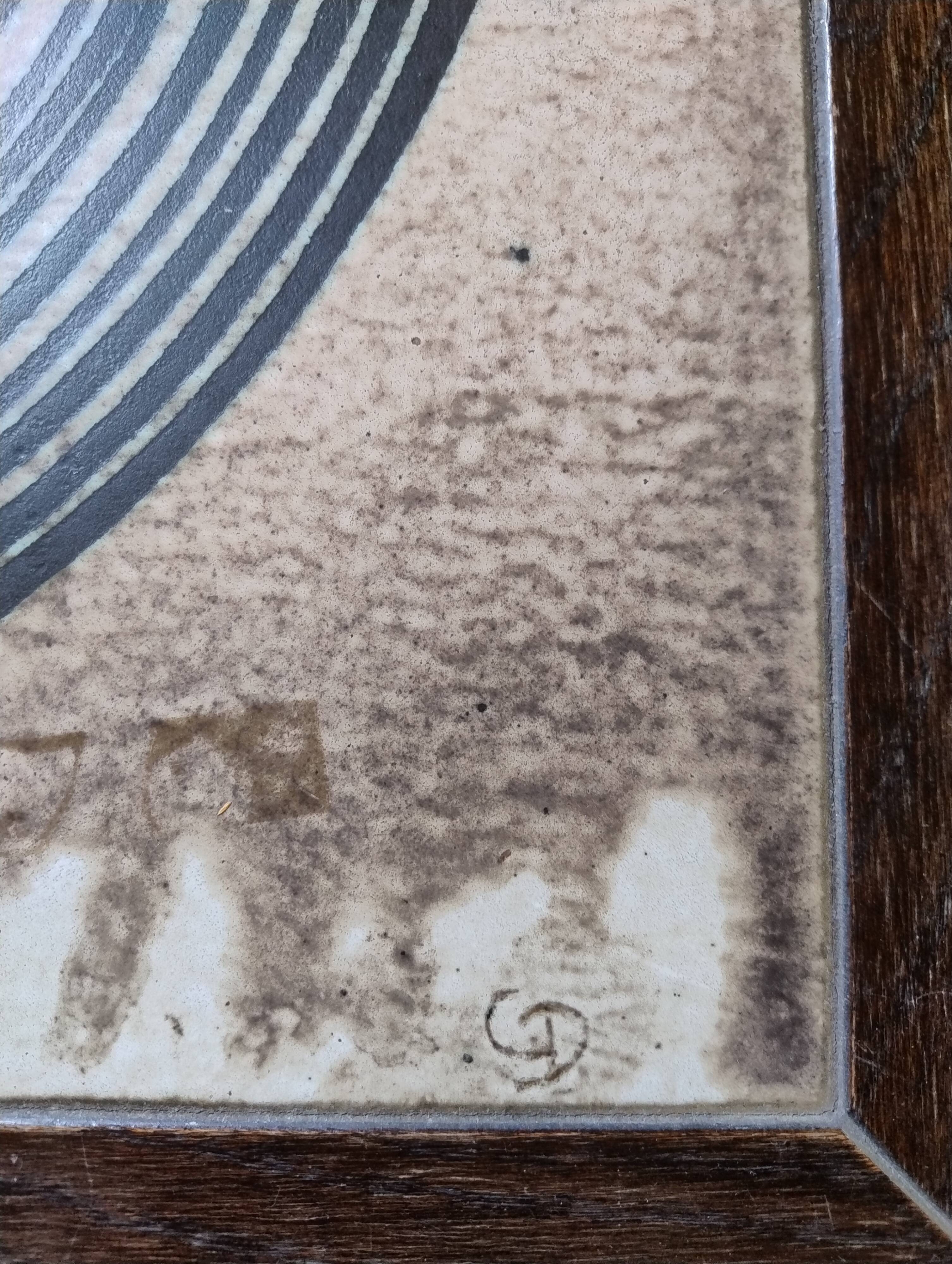 Wood and ceramic coffee table