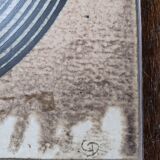 Wood and ceramic coffee table