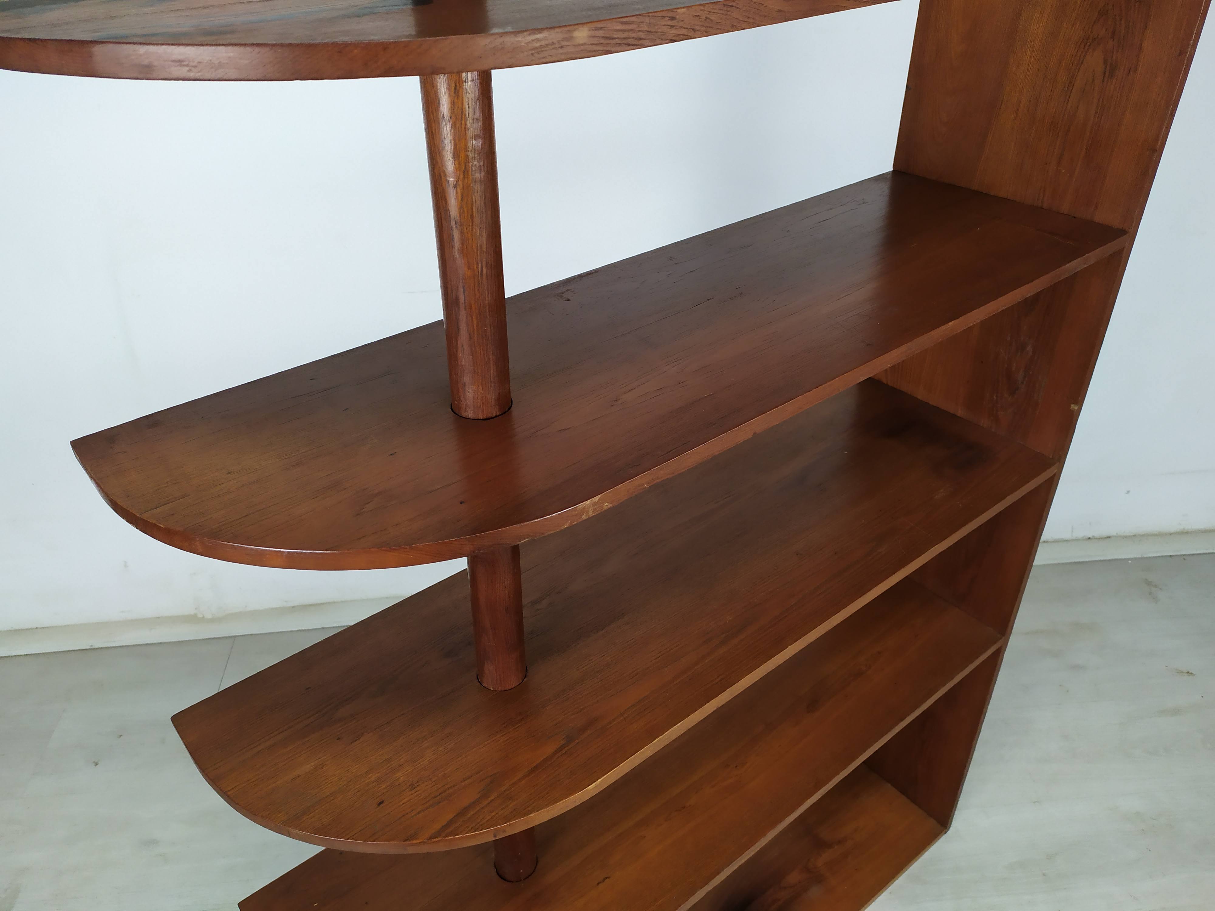 Oak shelf art deco style