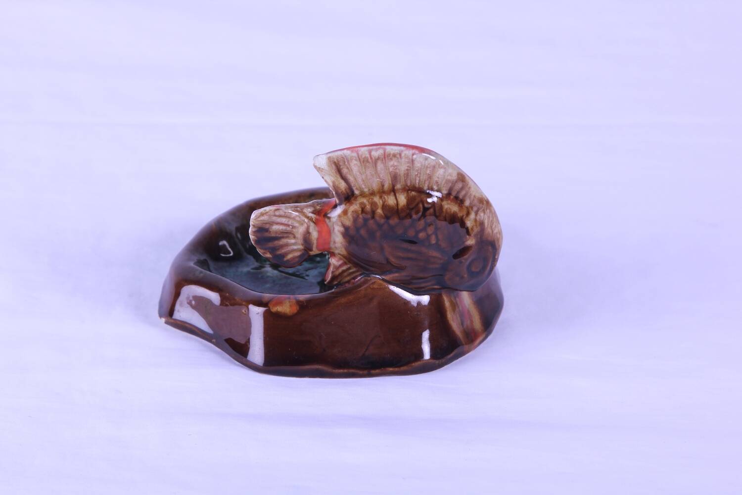 Vallauris style fish ashtray