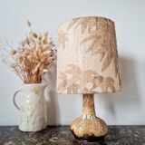 Vintage lamp with textured shade