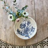 Old iron clay dish, Pavots de Longchamp model