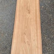 Round extendable dining table Louis Philippe stripped in solid cherry wood 1