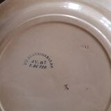 19th Century Plate, Ironstone, Old Man Design - Fontainebleau Pattern