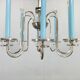 Art Deco Chandelier with Matching Sconces, Czechoslovakia 1930s