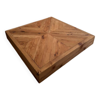 Table basse bois brut