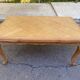 Large Louis XV dining table stripped in solid oak 1960 260cm