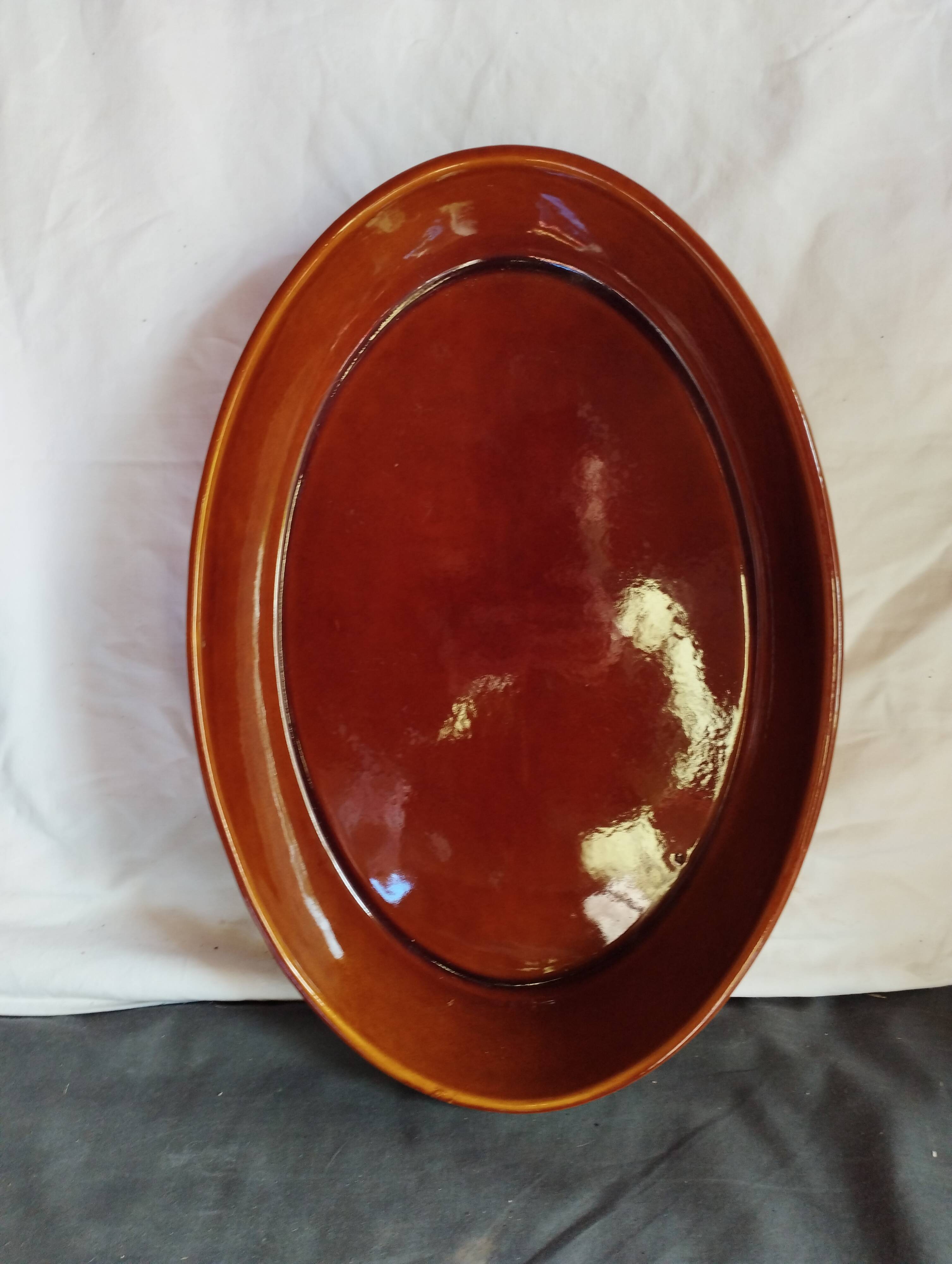 large stoneware oven dish from Digoin