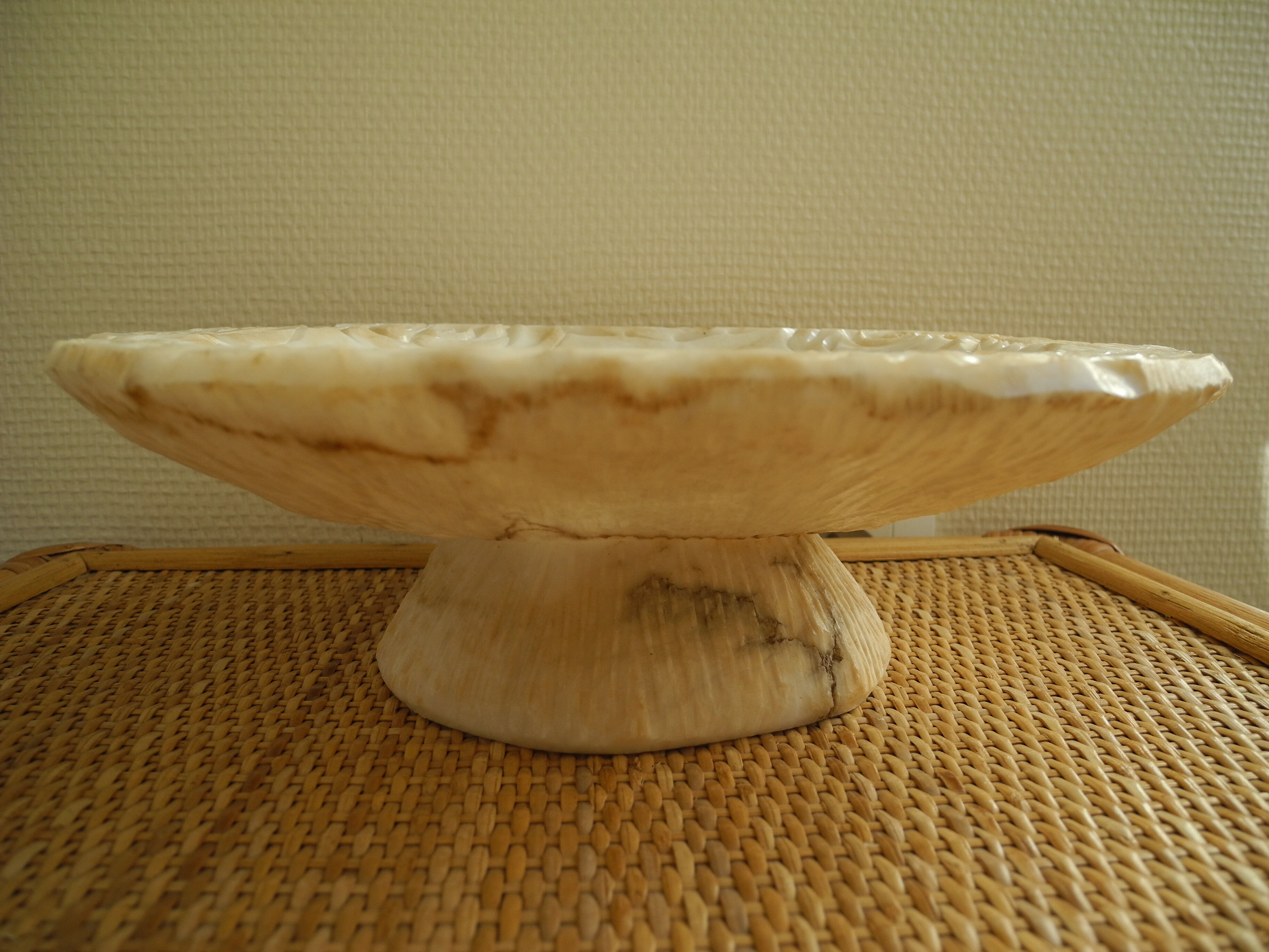 Decorative alabaster cup, vintage alabaster cup