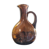 Pichet vintage verre ambre