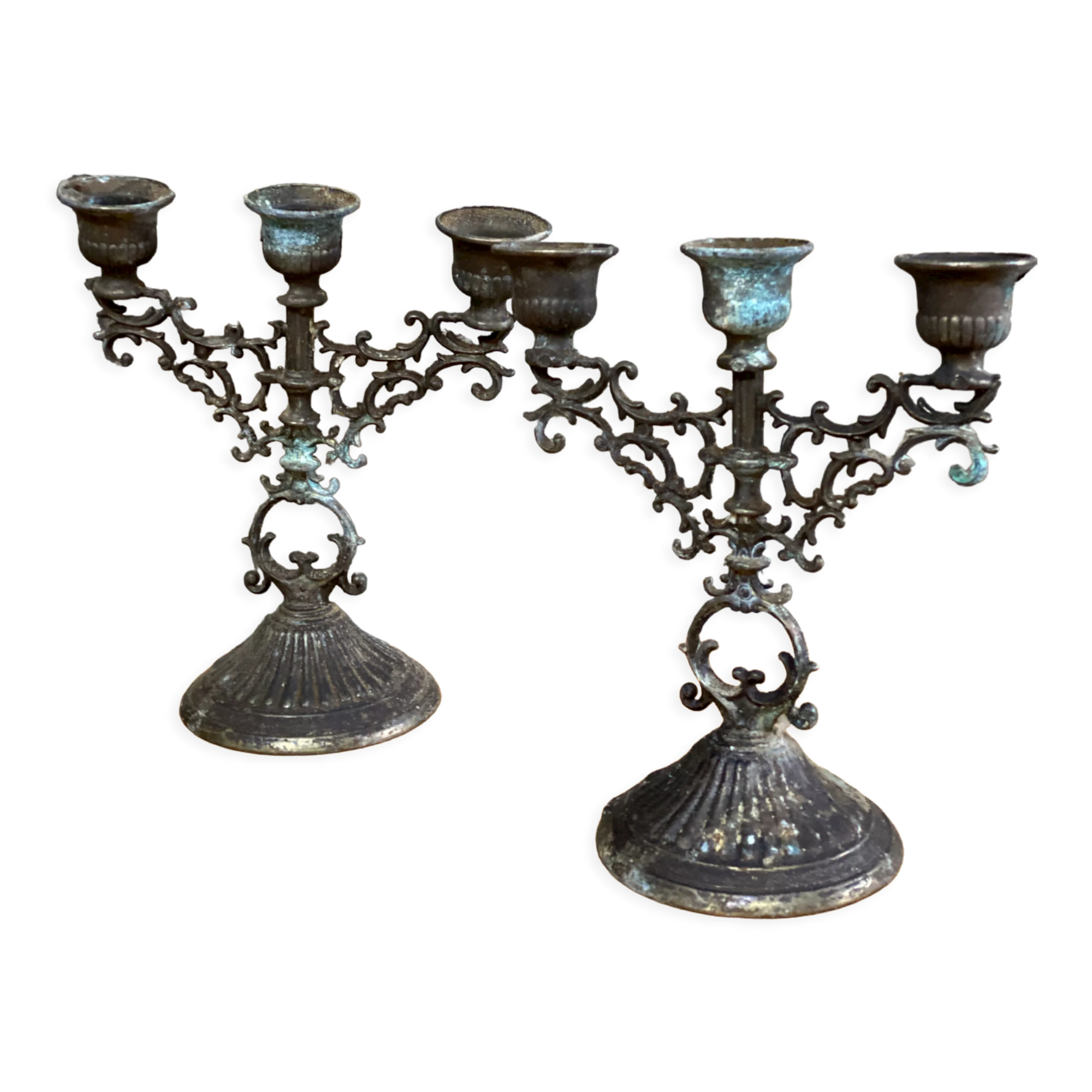 Candelabra pair