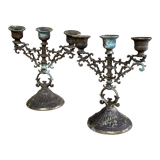 Candelabra pair